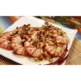 Tôm om sa tế và tỏi